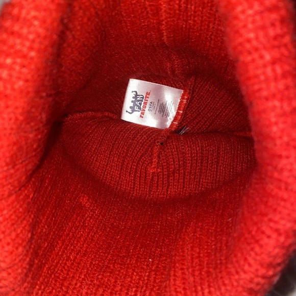 NBA Atlanta Hawks Winter Knit Hat Beanie Cap Warm New With Tags Red - Picture 4 of 5